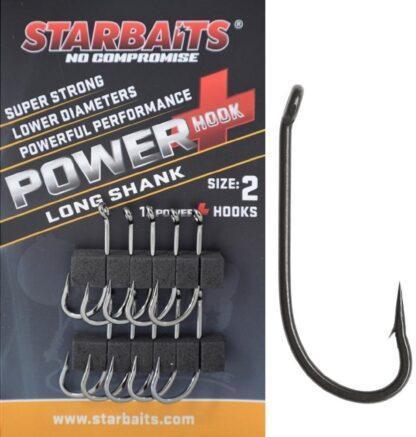 Starbaits Háček Power Long Shank 10ks - vel.8