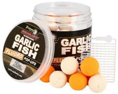 Starbaits Plovoucí Boilie Fluo Garlic Fish Hmotnost: 80g