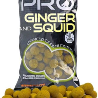 Starbaits Pro Ginger Squid Boilies 1kg - 20mm