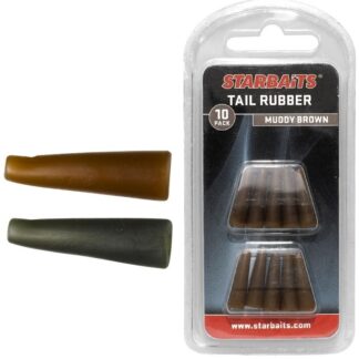 Starbaits Starbait Převleky Tail Rubbers zelená  10ks