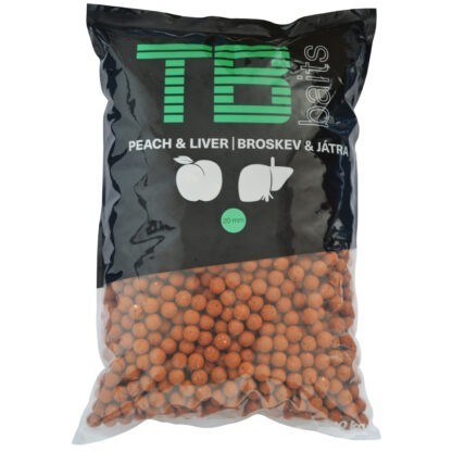 TB Baits Boilie Peach Liver 10kg Průměr: 24mm