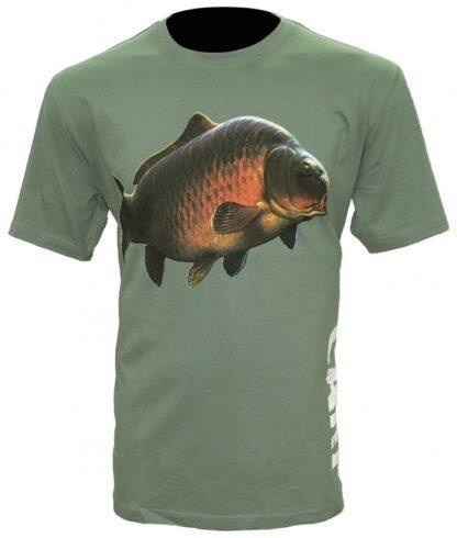 Zfish Tričko Carp T-Shirt Olive Green - XXL