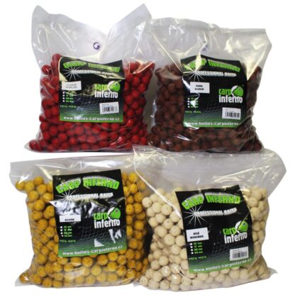 Carp Inferno Boilies Light Line 3 kg - Bílá Meruňka