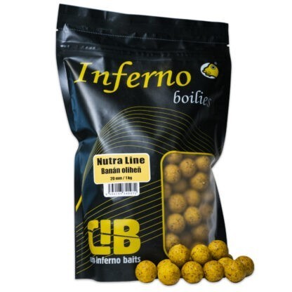 Carp Inferno Boilies Nutra Line Banán/Oliheň Hmotnost: 1kg