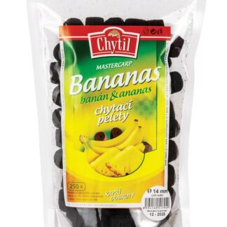 Chytil Chytací pelety s dírou 250 g - Bananas 14 mm