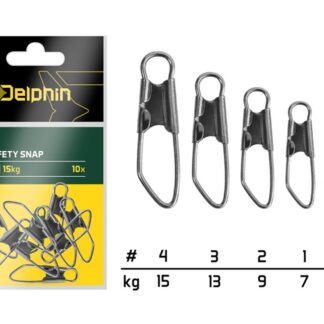 Delphin Karabinka Safety snap 10ks - vel.0/5kg