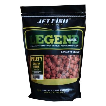 Jet Fish Pelety Legend Range Švestka / Česnek 1kg Hmotnost: 1kg