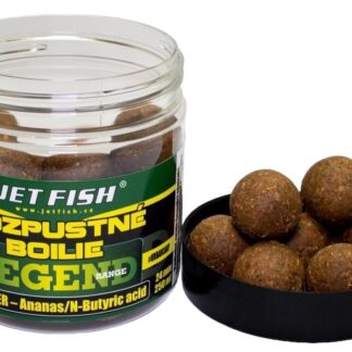 Jet Fish Rozpustné Boilie Legend Range Bioliver - Ananas / N-Butyric 250ml Průměr: 20mm