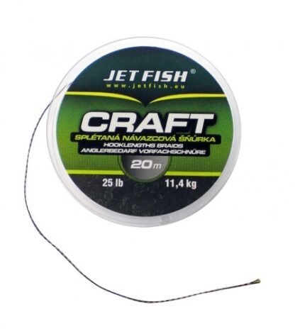 Jet Fish Splétaná Šňůrka Craft 25lb 20m