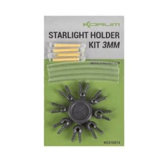 Korum Sada Chemických Světýlek a Adaptérů Starlight Holder Kit 3mm