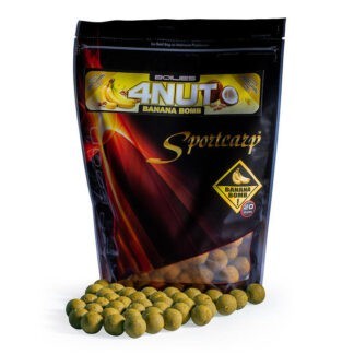 Sportcarp boilies 4NUT Banana Bomb 1 kg Hmotnost: 1kg