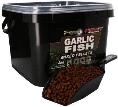 Starbaits Peletky Mixed Pellets 2kg - Garlic Fish