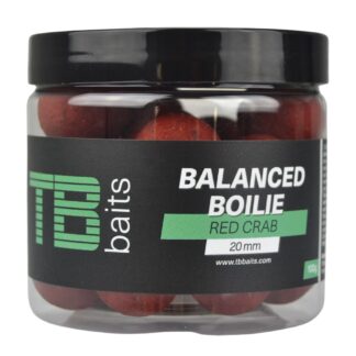 TB Baits Vyvážené Boilie Balanced + Atraktor Red Crab 100g Hmotnost: 100g