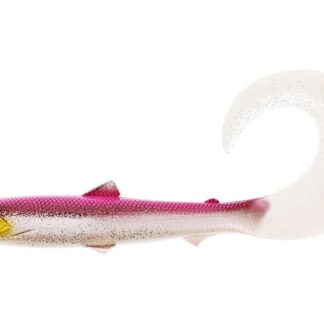 Westin Gumová nástraha BullTeez Curltail Pink Headlight 2ks - 15g  14cm