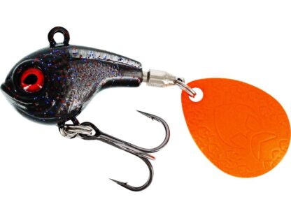 Westin Třpytka DropBite Spin Tail Jig Black Mamba - 2