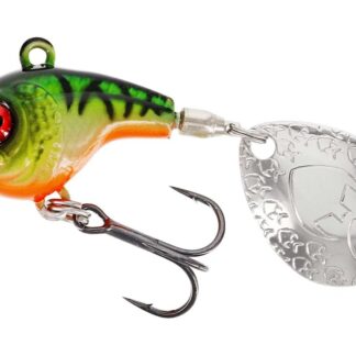 Westin Třpytka DropBite Spin Tail Jig Firetiger - 2